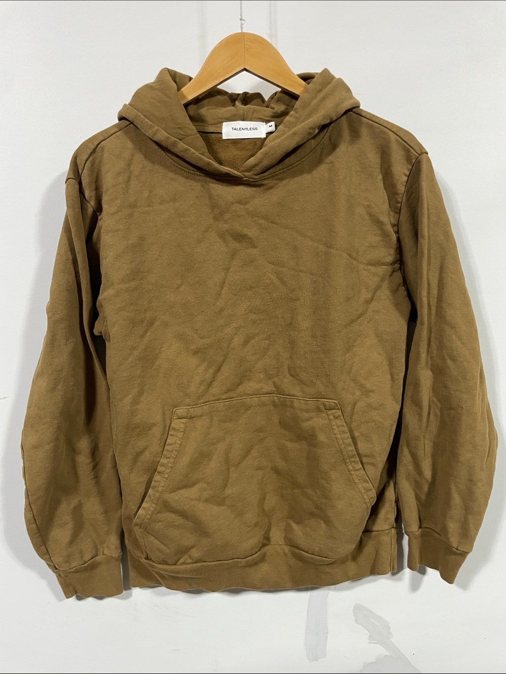TALENTLESS Olive Brown Pullover Hoodie